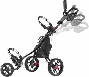 CaddyTek CaddyLite Deluxe Golf Push Cart