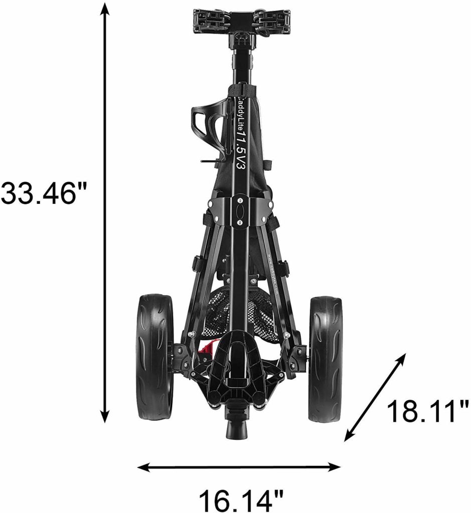 CaddyTek CaddyLite Deluxe Golf Push Cart