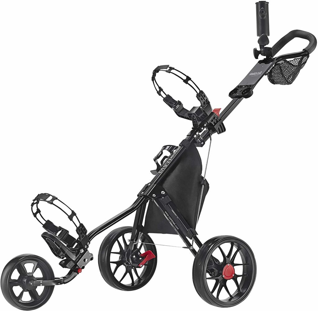 CaddyTek CaddyLite Deluxe Golf Push Cart Review